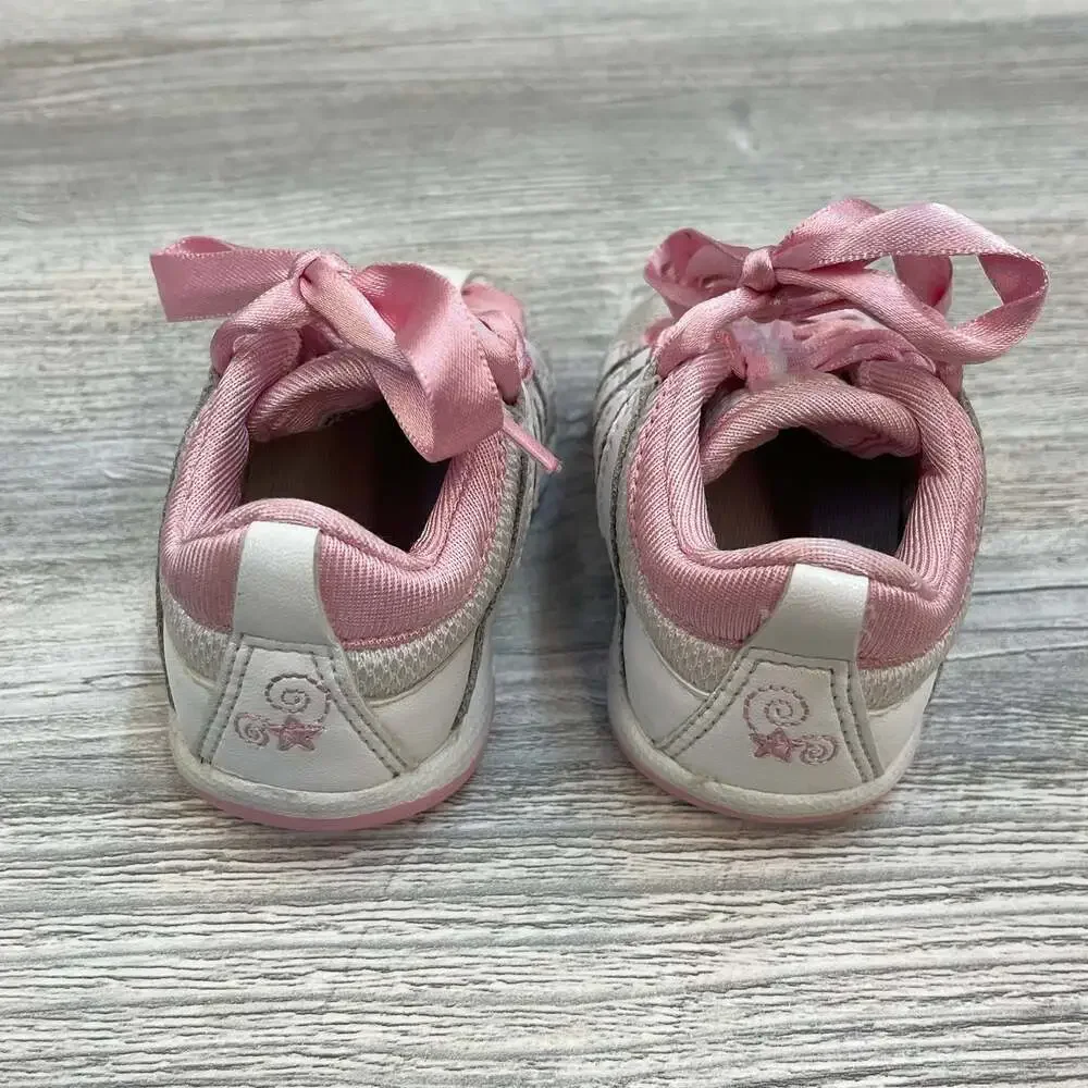 Y2K Vintage 2006 Nike Little Roosh Pink Sneakers Shoes 2 Infant 6-9m Swoosh